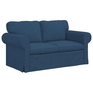 vidaXL Sofa Blau 155 x 82 x 80 cm Stoff