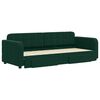 vidaXL Tagesbett Ausziehbar mit Schubladen Dunkelgr&uuml;n 80x200 cm Samt