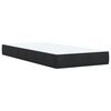 vidaXL Boxspringbett mit Matratze Schwarz Samt