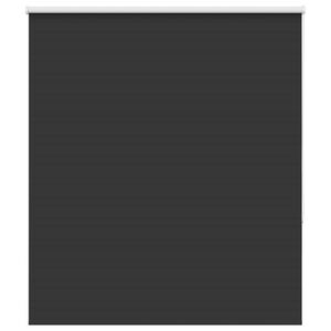 vidaXL Verdunkelungsrollo Schwarz 135x175 cm Stoffbreite 131,6 cm