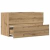vidaXL Bad-H&auml;ngeschrank Artisan-Eiche 80x38,5x45 cm Holzwerkstoff