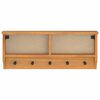 vidaXL Wandgarderobe SANDNES 87x12x35 cm Massivholz Kiefer