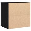 vidaXL Schubladenschrank Schwarz 60 x 41 x 58 cm Holzwerkstoff
