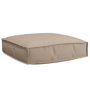 vidaXL Kissen Taupe 60 x 60 x 12 cm Oxford-Stoff