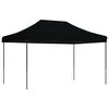 vidaXL Partyzelt Faltbar Pop-Up Schwarz 440x292x315 cm