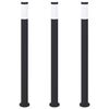 vidaXL Pollerleuchten 3er 110 cm Edelstahl IP44