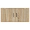 vidaXL TV-Wandschrank Sonoma-Eiche 80x34,5x40 cm