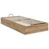 vidaXL Ottoman Bettgestell Artisan-Eiche 100 x 200 cm Holzwerkstoff