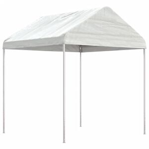 vidaXL Pavillon mit Dach Wei&szlig; 2,28x2,23x2,69 m Polyethylen
