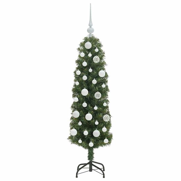 vidaXL K&uuml;nstlicher Weihnachtsbaum mit 150 LEDs mit St&auml;nder Gr&uuml;n 120 cm