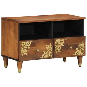 vidaXL TV-Schr&auml;nk Honigbraun 70 x 33 x 46 cm Massivholz Mango