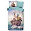 Good Morning Kinder-Bettw&auml;sche-Set NOAH 140x200/220 cm Blau