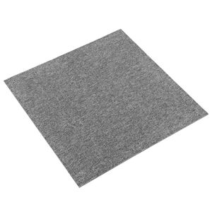vidaXL Teppich 20 stk. Grau 50 x 50 cm 100% Polypropylen