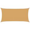 vidaXL Sonnensegel 160 g/m&sup2; Rechteckig Sandfarben 2,5x5 m HDPE