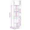 vidaXL Hochschrank Schmal Sonoma-Eiche 50x42,5x225 cm Holzwerkstoff