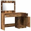 vidaXL Schminktisch mit Tür 2 pcs Braun 40 x 41 x 75 cm Holzwerkstoff
