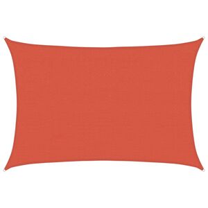 vidaXL Sonnensegel 160 g/m&sup2; Terrakottarot 4x6 m HDPE