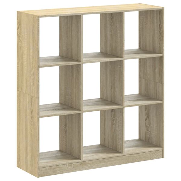 vidaXL Bücherregal Sonoma-Eiche 102x32x108 cm Holzwerkstoff