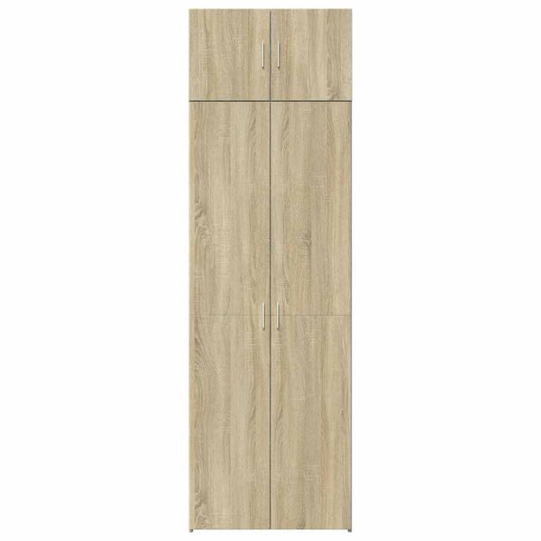 vidaXL Hochschrank Sonoma-Eiche 70x42,5x225 cm Holzwerkstoff