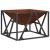 vidaXL Feuerstelle Rostig 50 x 50 x 35 cm Wetterfeststahl