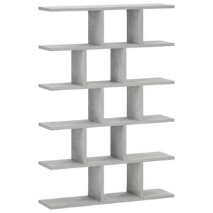 vidaXL Wandregal Betongrau 70 x 17 x 101 cm Holzwerkstoff