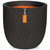Capi Pflanzgef&auml;&szlig; Urban Smooth Rund 35x34 cm Schwarz KBL932