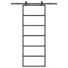 vidaXL Schiebet&uuml;r mit Beschlag 76x205 cm ESG-Glas & Aluminium