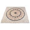 vidaXL Mosaikfliesen Sonnenblumenmuster Mehrfarbig 120 x 120 cm Marmor