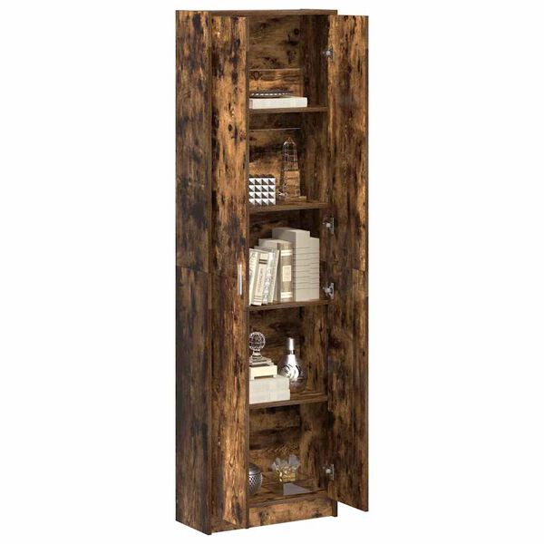 vidaXL Kleiderschrank Ger&auml;ucherte Eiche 55 x 25 x 189 cm Holzwerkstoff