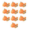 vidaXL Ratschen-Spanngurte 10 Stk. 0,4 Tonnen 6m&times;25 mm Orange