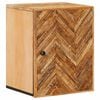 vidaXL H&auml;ngeschrank mit T&uuml;r Braun 38 x 33,5 x 48 cm Massivholz Mango