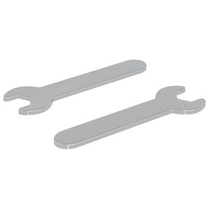 vidaXL Spanner 2 pcs Silber 10 mm Eisen