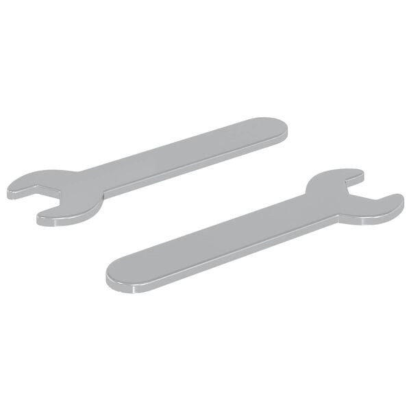 vidaXL Spanner 2 pcs Silber 10 mm Eisen