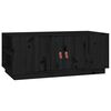 vidaXL Couchtisch Schwarz 100x50x41 cm Massivholz Kiefer