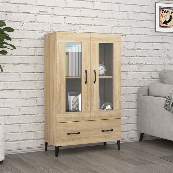 vidaXL Highboard Sonoma-Eiche 70x31x115 cm Holzwerkstoff