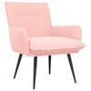 vidaXL Sessel Rosa Boucl&eacute;