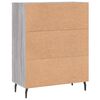 vidaXL Sideboard Grau Sonoma 69,5x34x90 cm Holzwerkstoff