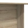 vidaXL Esstisch Sonoma-Eiche 110x60x75 cm Holzwerkstoff