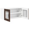 vidaXL K&uuml;chenschrank Braun Eichen-Optik 80 x 31 x 40 cm Holzwerkstoff