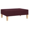 vidaXL Fu&szlig;hocker Lila 78x56x32 cm Stoff