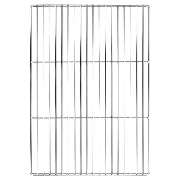 vidaXL Grillrost Silber 50 x 35 cm Edelstahl