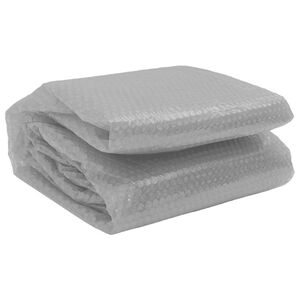 vidaXL Treibende Pool-Solarplane PE 527 cm Grau