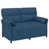 vidaXL Sofa 100% Polyester, Metallrahmen, MDF, Sperrholz