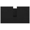 vidaXL Waschbeckenunterschrank Schwarz 60x34,5x60 cm