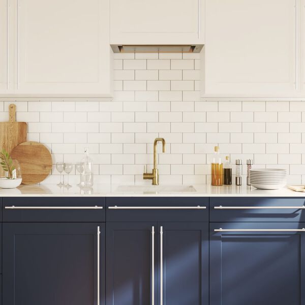 vidaXL Möbelgriffe 20 Stk. Silbern 480 mm Edelstahl