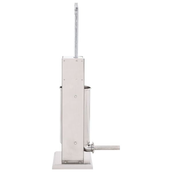 vidaXL Manueller Wurstfüller Silbern 15 L Edelstahl