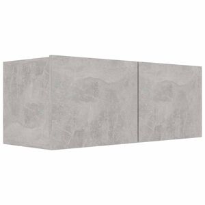 vidaXL TV-Schrank Betongrau 80x30x30 cm Holzwerkstoff