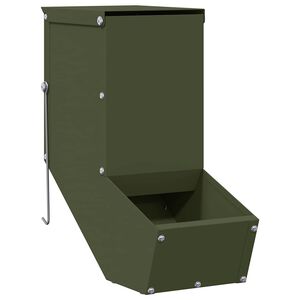 vidaXL Kaninchenf&uuml;tterer Olivgr&uuml;n 12,5 x 26 x 28,5 cm 1 kg