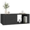 vidaXL Couchtisch Schwarz 100x50,5x35 cm Holzwerkstoff
