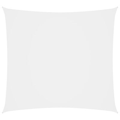 vidaXL Sonnensegel Oxford-Gewebe Quadratisch 4x4 m Weiß